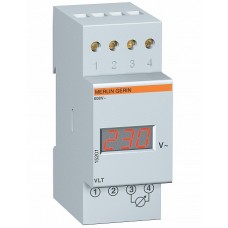 SE Powerlogic Вольтметр 0-600В на DIN-рейку, цифровой
