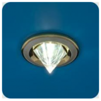 Italmac Ice 51 0 24 Светильник с ограненным стеклом, пирамида, комбинированный, золото/никель/золото MR 16