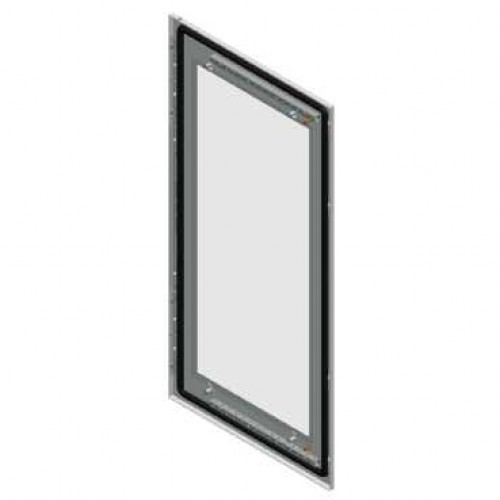 ABB Дверь со стеклом нерж.ст.600x400мм ВхШ