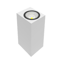 Varton WL-Cube Белый Светодиодный светильник настенный IP54 10W 4000K угол 60° 80х150х65 мм