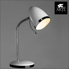 Arte Lamp Cosy Белая Лампа настольная офисная 40W E27