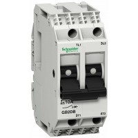 SE GV2 Автоматический выключатель с комбинированным расцепителем 2P 0,5A