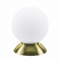 Lightstar Globo 813 Bronze Белый/Бронза/Белый Настольная лампа Globo 813911 E14 1х40W IP20