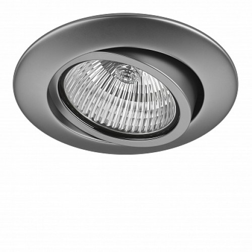 Lightstar Teso Серый/Серый/Серый Встраиваемый светильник 011089 GU5.3 1х50W IP20
