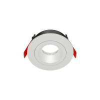 Varton Рамка для модульного светильника FLEX 50 02 круглая встраиваемая 110х45мм RAL9010 поворотная