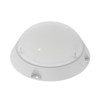 Varton Светодиодный светильник ЖКХ круг IP65 185*70мм антивандальный 10W 5000К с микроволновым датчиком 1/10