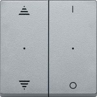 SE Merten KNX\EIB SM Алюминий Клавиша для модуля 2-кнопочного выключателя, с символами ВВ/ВН, 1/0