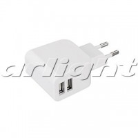Arlight Блок питания ARDV-16-5V-USB DUO (5V, 3.1A, 16W, White)
