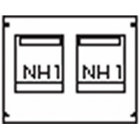 ABB Пластрон для 2 NH1 2ряда/3 рейки
