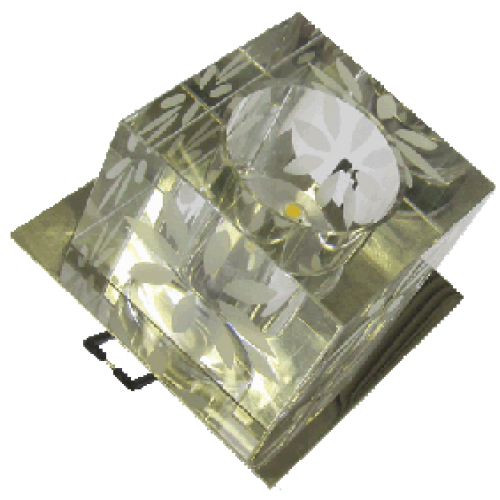 Briaton Светильник светодиодный встраиваемый декор., 4W, теплый, 90*80, D 60 мм