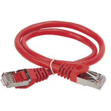 IEK ITK Коммутационный шнур (патч-корд), кат.5Е FTP, 3м, красный