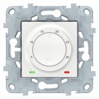 SE Unica New Бел Термостат электронный, 8А, встроенный термодатчик