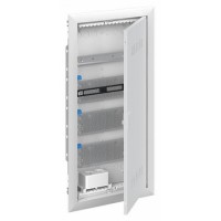 ABB Шкаф мультимедийный с дверью с вентиляционными отверстиями и DIN-рейкой UK640MV (4 ряда)