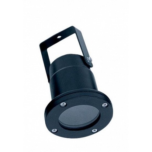 Favourite Relief Черный/Прозрачный Светильник уличный 1*GU10*50W, IP65, лампа в комплект не входит