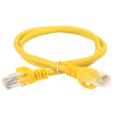 IEK ITK Коммутационный шнур (патч-корд), кат.5Е UTP, 0,5м, желтый