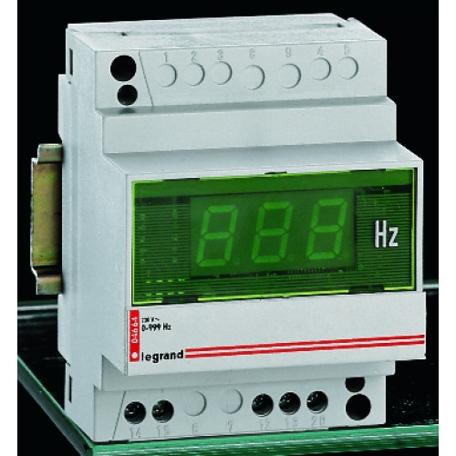 Legrand Цифровой измеритель частоты диапазон измерения 40-80 Гц монтаж на рейке DIN