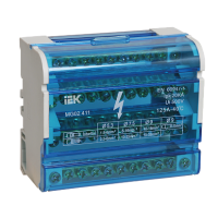 IEK Шины на DIN-рейку в корпусе (кросс-модуль) 3L+PEN 4х11