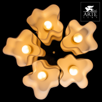 Arte Lamp Serenata Хром/Белый Светильник потолочный 5x40W 5xE27
