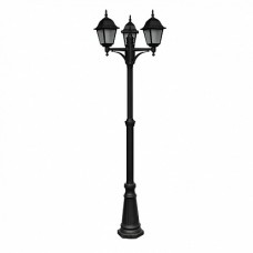 Arte Lamp Bremen Черный/Белый Светильник уличный наземный 3x60W E27