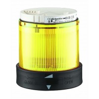 SE Блок для светосигнальных колонн D 70 мм мигающий желтый 220 В светодиод