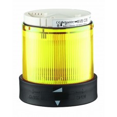 SE Блок для светосигнальных колонн D 70 мм мигающий желтый 220 В светодиод