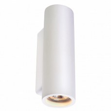SLV by Marbel PLASTRA UP-DOWN TUBE светильник настенный для 2х ламп GU10 по 35Вт макс., белый гипс