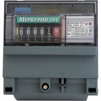 Меркурий Электросчетчик 201.6 на DIN-рейку 10-80А/220В 1Ф 1т. Механика