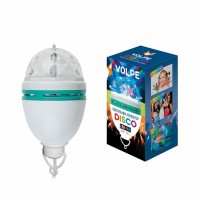 Volpe Белый Светодиодный светильник-проектор, многоцветный, 220В