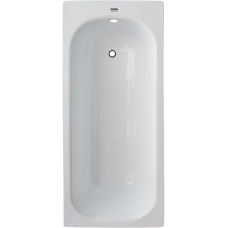 Ванна "DONATONY" стальная эмалированная без сифона, с ножками "С1", белая, без ранта 1500х700х361