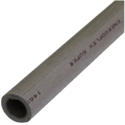 Трубка вспененный полиэтилен SUPER толщина 9 мм L=2м Тмакс=95oC серый Energoflex