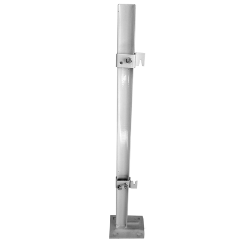 Кронштейн напольный регулируемый H=600мм стальной крепление за монтажную скобу для панельных радиаторов тип 10/11/20/30 белый Heaton