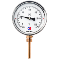 Термометр биметаллический Дк100 радиальный 100C Росма