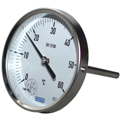 Термометр биметаллический Дк100 осевой 60C Wika