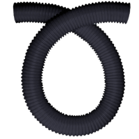 Шланг гофрированный универсальный, цвет: черный Орио